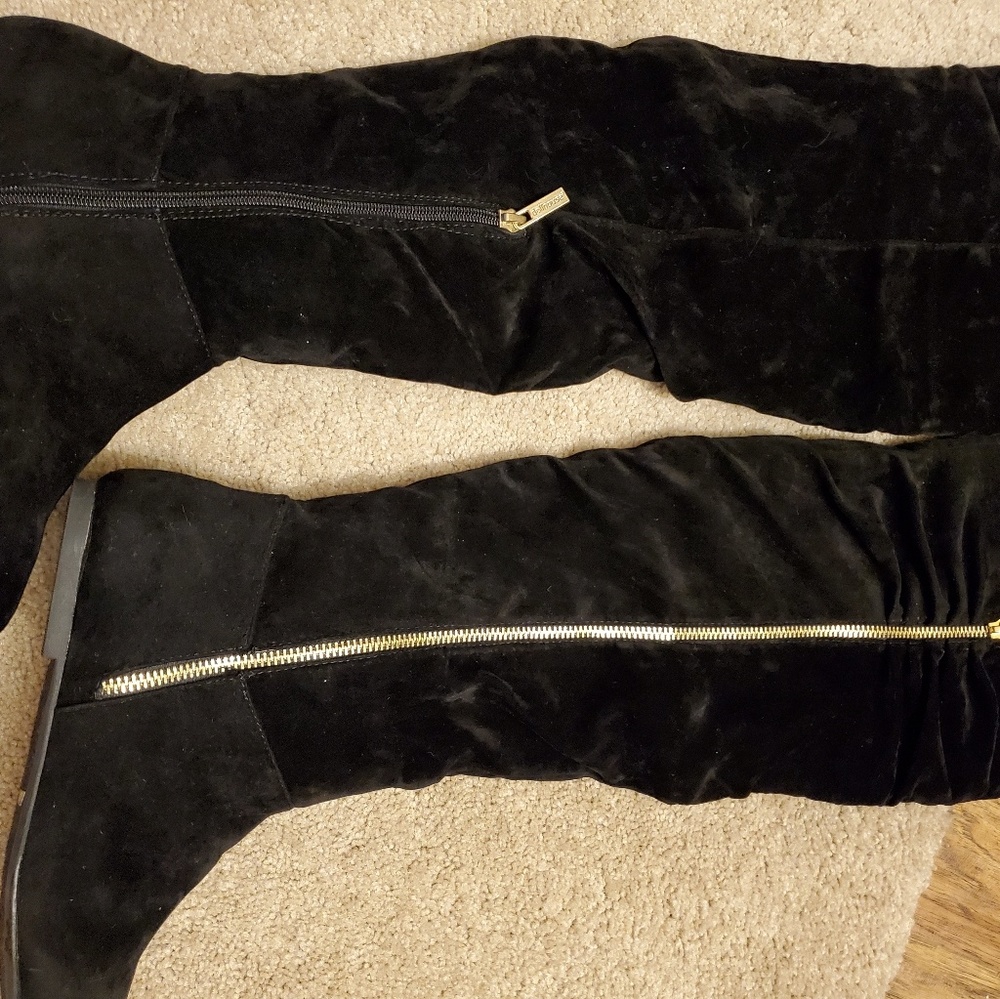 Dollhouse Envy black tall boots women 6 new